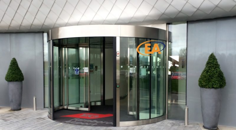 EA High Capacity Revolving Door installed at TAG Farnborough Airport